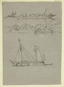 River Scenes, n.d. Creator: William Alfred Delamotte