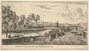 Bend Gallery: The River Seine at the Bend of the Mall, 17th century. Creator: Reinier Zeeman