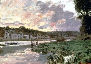 River Seine at Bougival, c1870. Artist: Claude Monet