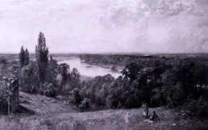 Sir Ernest Albert Waterlow Prints: The River Thames from Richmond Hill, London, 1905. Artist: Sir Ernest Albert Waterlow