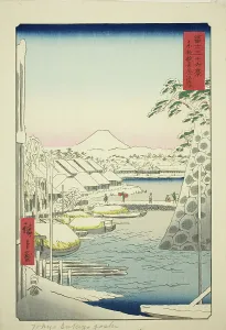 Houseboat Prints: The Riverbank at Sukiya in the Eastern Capital (Toto Sukiyagashi)