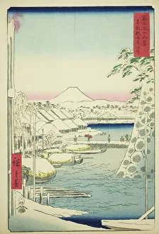 Harbour Front Prints: The Riverbank at Sukiya in the Eastern Capital (Toto Sukiyagashi)
