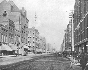 Unpaved Prints: Riverside Avenue, Spokane, Washington, USA, c1900. Creator: Unknown