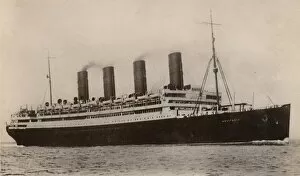 Funnels Gallery: RMS Aquitania, c1930. Creator: Unknown