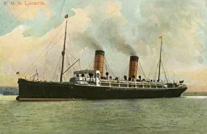 Ocean Liner Gallery: RMS Lucania, c1905
