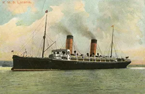 Ocean Liner Gallery: RMS Lucania, c1905