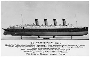 Mauretania Gallery: The RMS Mauretania, 20th century