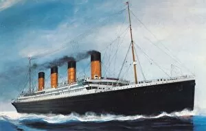 White Star Line Gallery: The RMS Titanic. Creator: Unknown