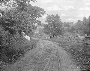 Creek Prints: Road Alongside the Brandywine, Pennsylvania, USA, c1900. Creator: Unknown