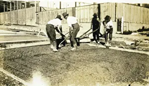 Roadworks Prints: Road construction on Ourimbah Road, Mosman, 1930s. Creator: Unknown