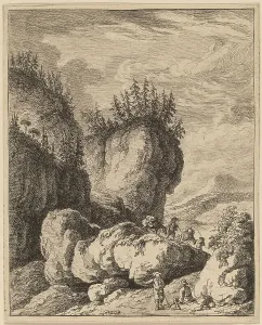 Proof Prints: The Road Crossing Mount Praco, from Ricci to Genoa
