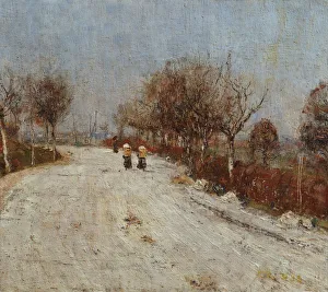 The Road to Gelmeroda, 1893. Artist: Rohlfs, Christian (1849-1938) The Road to Gelmeroda, 1893. Artist: Rohlfs, Christian (1849-1938)