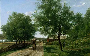 Hjalmar Munsterhjelm Prints: A Road in Häme, 1883. Creator: Hjalmar Munsterhjelm