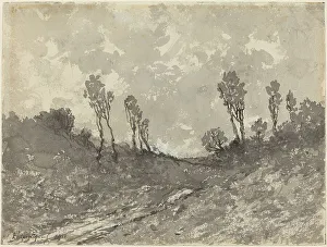 Harpignies Henri Joseph Prints: Road at Hérisson, 1911. Creator: Henri-Joseph Harpignies
