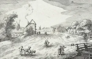 On the Road towards Leiden, between circa 1611 and circa 1612. Creator: Claes Jansz Visscher