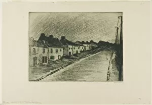 Road Through a Village, 1902. Creator: Theophile Alexandre Steinlen