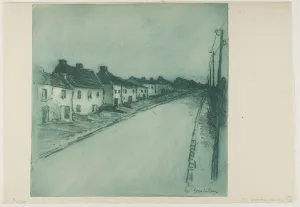 Road Through a Village, 1902. Creator: Theophile Alexandre Steinlen