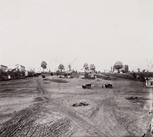 Brady Prints: [Roads leading into a small town]. Brady album, p. 123, 1861-65. Creator: Unknown
