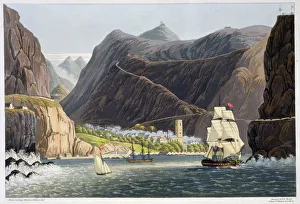 Havell Prints: The Roads, St Helena, 1815. Artist: Robert Havell