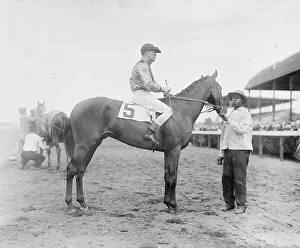 Race Horse Prints: Roamer - Taggart up, between c1910 and c1915. Creator: Bain News Service