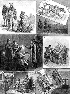 Mail Prints: Robber Life in Hungary, 1883. Creator: Unknown