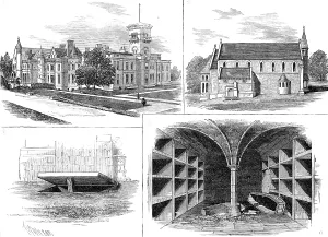 Mystery Prints: Robbery of the tomb of the Late Earl of Crawford and Balcarres, 1881. Creator: Unknown