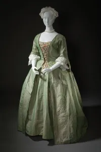 Stomacher Prints: Robe à la française (gown and petticoat)