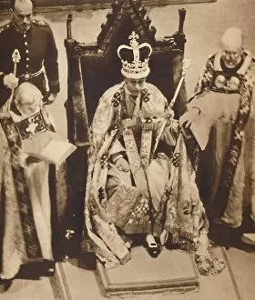 St Edwards Crown Gallery: Robed and Crowned, May 12 1937