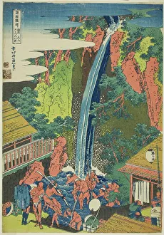Cliff Face Prints: Roben Falls at Oyama in Sagami Province (Soshu Oyama Roben no taki)