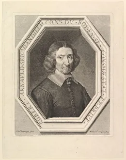 Phillippe De Champaigne Prints: Robert Arnauld d Andilly, conseiller du roi. Creator: Jean Morin