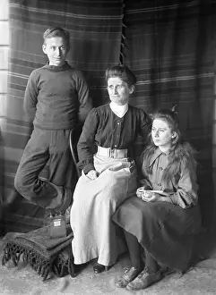 1906 Prints: Robert Augustus Henry L'Estrange's family from left Frederick Robert L'Estrange (son)
