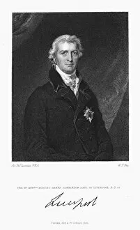 Robert Banks Jenkinson, Earl of Liverpool, British statesman, 1830. Artist: William Thomas Fry