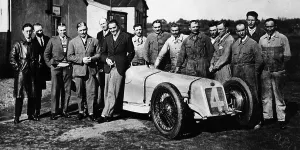 Mechanic Prints: Robert Benoist with a cigarette, leaning against a Delage 15-S8, 1927