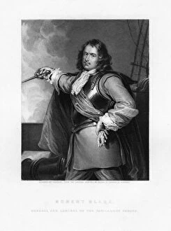 Robert Blake, English admiral, (1836). Artist: Cochran