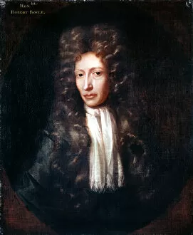 Boyle Collection: Robert Boyle, Irish born chemist and physicist, c1689-1690