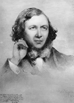 Barrett Collection: Robert Browning, British poet, 1859
