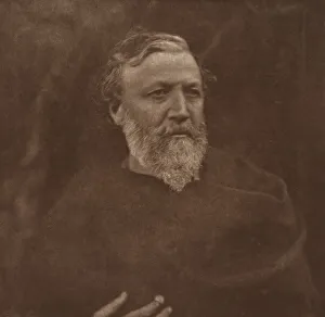 Carbon Print Prints: Robert Browning, May 1865, printed ca. 1902. Creator: Julia Margaret Cameron