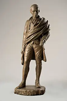 Aberdeen Art Gallery Museums Prints: Robert Burns - Maquette for the Statue on Union Terrace, 1889. Creator: Henry Bain Smith