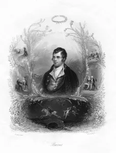 Robert Burns, Scottish poet, (19th century). Artist: Albert Henry Payne