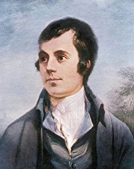 Burns Prints: Robert Burns, Scottish poet, 19th century. Creator: Unknown