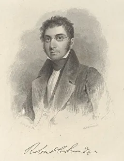 Weir Prints: Robert C. Sands, ca. 1829. Creator: Asher Brown Durand