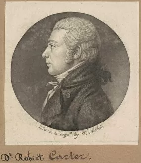 The Carolinas Gallery: Robert Carter, 1801. Creator: Charles Balthazar Julien Févret de Saint-Mémin