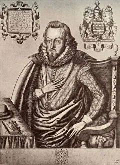 Cecil Collection: Robert Cecil, First Earl of Salisbury, early 17th century, (1911). Artist: Renold Elstrack