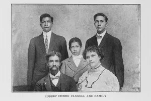 A B Caldwell Prints: Robert Cicero Pannell and family, 1921. Creator: Unknown
