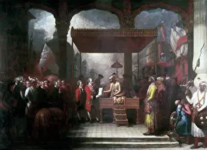 Agreement Prints: Robert Clive receiving the land revenues of Bengal