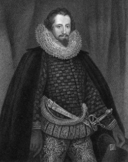 2nd Earl Of Essex Gallery: Robert Devereux, 2nd Earl of Essex (1566-1601), 1824.Artist: W Freeman