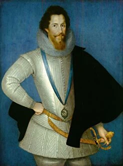 2nd Earl Of Essex Gallery: Robert Devereux, 2nd Earl of Essex, 1596 / 1601. Creator: Studio of Marcus Gheeraerts