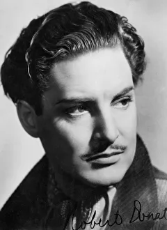 Autograph Prints: Robert Donat (1905-1959), British actor, c1930s-c1940s