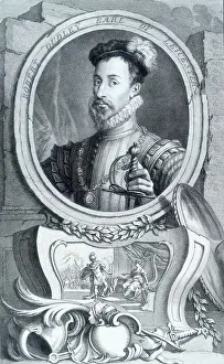 Robert Dudley, Earl of Leicester, c1743-c1751. Creator: Jacobus Houbraken