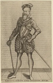 Leicester Earl Of Prints: Robert Dudley, Earl of Leicester. Creator: Christoffel van Sichem I